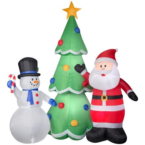 christmas outdoor blowups|Christmas Inflatables at Lowes.com.